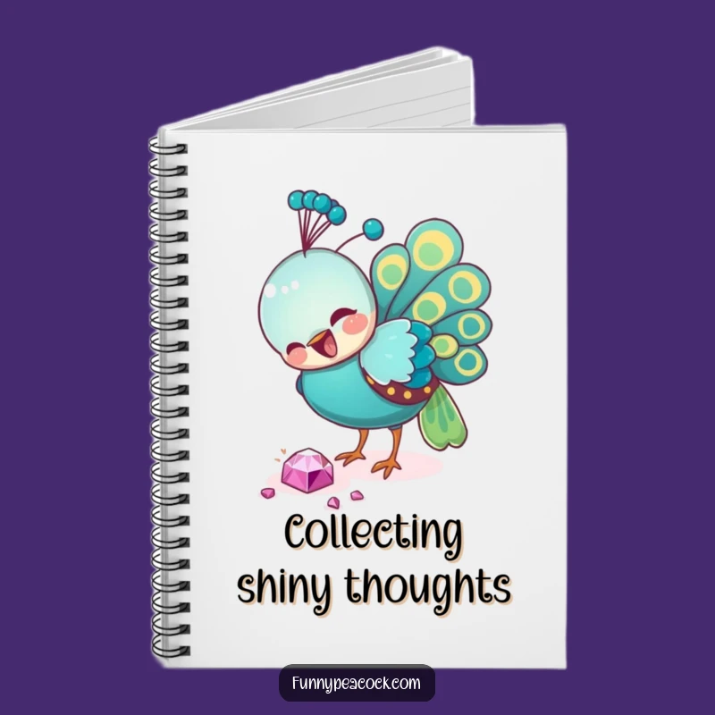 Funny Peacock Jewel Journal: Hilarious Note-Taking for Bird Enthusiasts